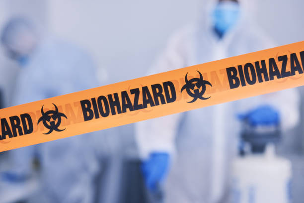 Professional Biohazard Cleanup technician working in East Carondelet, IL